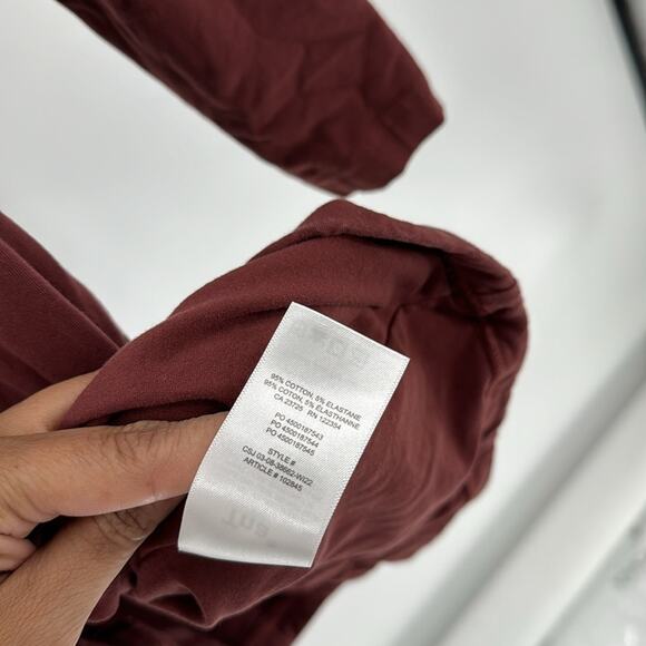 ARITZIA TNA Contour Crew Long-sleeved Mini Dress body on dress up or down size S - Picture 4 of 5